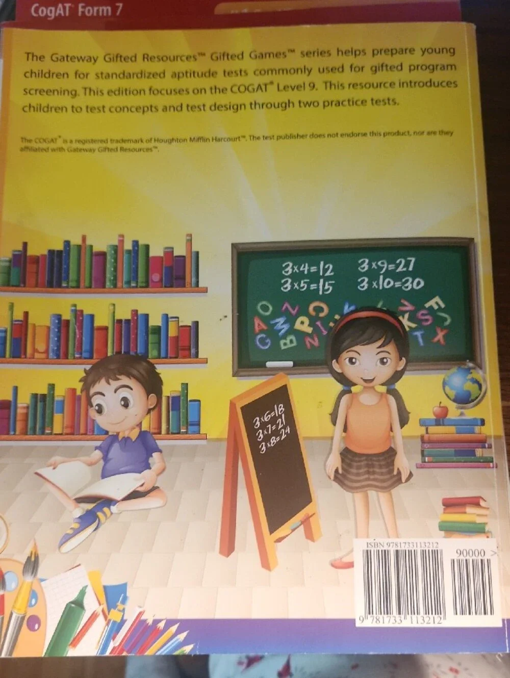 Level 9 Kids Test Prep Workbook - Yellow